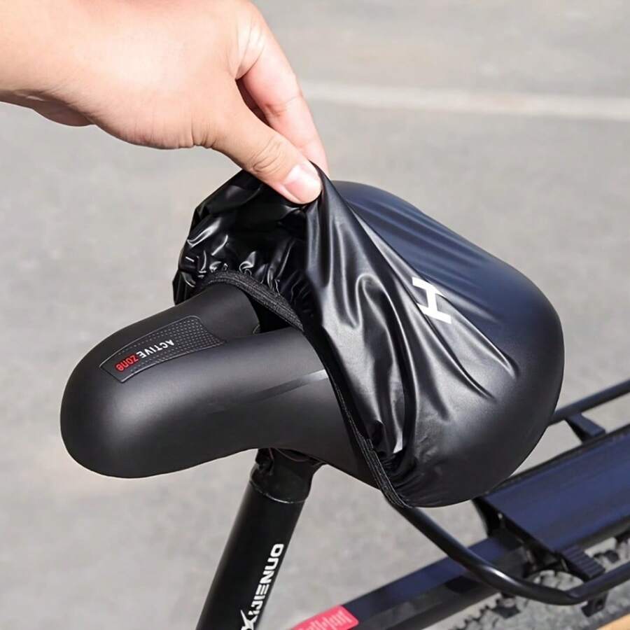 Pelindung Hujan Jok Sepeda, Bahan PVC Tebal Tahan Air, Desain Perlindungan Penuh 360°, Tepi Elastis Anti Selip, Tahan Hujan, Tahan Salju, Tahan Sinar Matahari, Tahan Korosi, Universal untuk Sepeda Gunung dan Sepeda Listrik, Perlengkapan Bersepeda Luar Ruangan yang Penting - MultiWarna - View 1