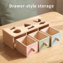 1 Set Children's Color & Shape Sorting Intelligence Box, Educational Enlightenment Toy, Montessori Early Learning Color & Shape Recognition, Hand-Eye Coordination Development Toy, Children's Gift - Multicolor - View 5