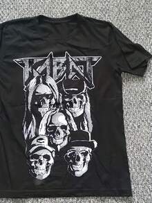 Camiseta unisex de corte regular, con excelentes diseños KABAT, una camiseta nueva, divertida y a la moda. El regalo perfecto para fans, familiares y amigos, con impresión de alta calidad. - Negro - Ver 6