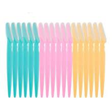 60pcs Eyebrow Trimmer And Razor Set, Exfoliating Shaving Tool, Body Hair Removal Trimmer And Facial & Kit, Long Handle Blades With Precision Protective Cover, Women's Eyebrow Grooming Tool, Suitable For Daily Or Travel Use, Face Razor - Multicolor - View 2