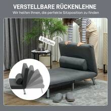 Silla Cama Plegable con Respaldo Ajustable, Color Gris Oscuro, Disponible en Sitio - GRIS OSCURO + Poliéster - Ver 6