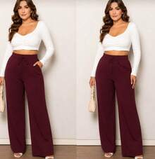 Women Pants - Redwood - View 2