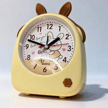 Unisex Practical Style For Bedroom And Office Desk Clock - Yellow - View 1
