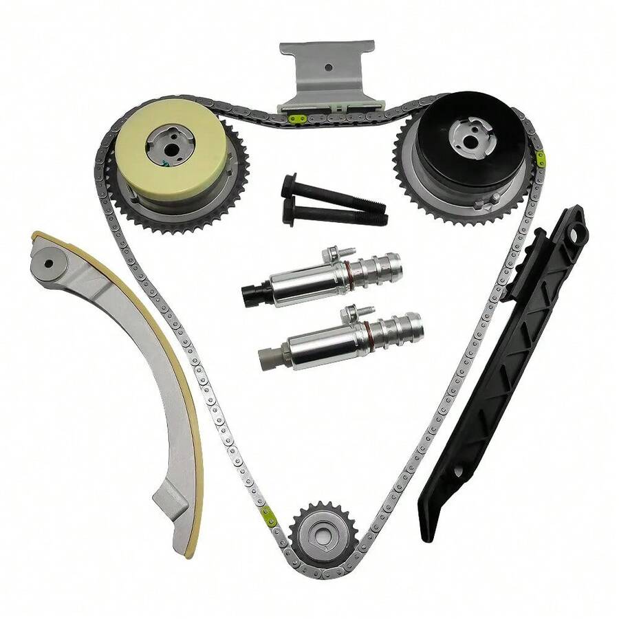 For 09-16 Chevy Terrain Equinox 2.0 2.4L Timing Chain Kit Head Gasket Water Pump - Silver - View 1