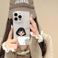 Fashion Phone Cases - LM Holding Hands With a Girl [transparent Space Shell] - View 4