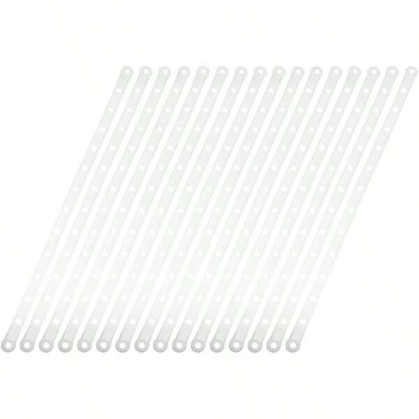 Tiras Conectoras para Perchas De Plástico Organizador De Closet para Ropa Y Clips De Pantalones 50 Piezas Tiras De Extensión para Ahorrar Espacio En Armario 18.30 X 0.70 X 0.07 in