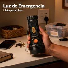 Unisex Practical Style Portable Lamp For Home And Travel - Black - View 3
