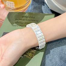 Multifunctional Watch Band, Elegant And Exquisite, Compact Design. Asymmetrical Cute Pet Cartoon Paradise Silicone Watch Band Design, Compatible With Xiaomi Band 10/9/8 Series Models. Quick Release Buckle Design, Supports NFC Version Sharing, Couple Band Accessory - Multicolor - View 12