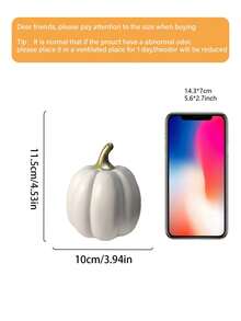 1pc Modern Minimalist Pumpkin Decorative Statue, Nordic Ins Style Home Decor, Autumn Decoration, Suitable For Living Room, Bookshelf, Entryway, Storage Rack, Desktop, Fireplace Mantel, Perfect Gift For Pumpkin Lovers And Housewarming - Multiple Styles - View 8