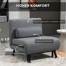 Silla Cama Plegable con Respaldo Ajustable, Color Gris Oscuro, Disponible en Sitio - Gris oscuro + Acero - Ver 3
