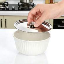 Tapa De Acero Inoxidable Para Olla De Condimentos 6.3 Pulgadas Tapa Resistente Al Vapor Y Fácil Limpiar Para Cocina Casera - Multicolor - Ver 8