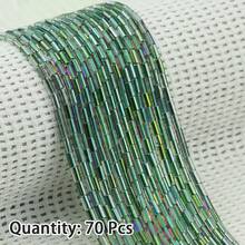 70pcs 5mm Colorful Crystal Tube Beads DIY Jewelry Making Accessories For Necklace, Bracelet, Pendant, Loose Beads - Crystal Tube - View 14