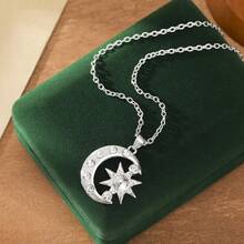 Bohemian Style Women's Necklace Fashion Creative Design Moon & Sun Pendant Suitable For Vacation, Party, Gift - Gold - View 2