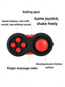 1pc Joystick Stress Relief Toy, Fingertip Controller With Multi-Function Buttons, Stress, Irritability And Anxiety Relief Toy, High Playability Multi-Function, Suitable For Daily Office Stress Relief, Perfect Birthday And Christmas Gift - Multicolor - View 5