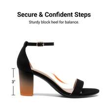 Women Heeled Sandals - Black - View 5