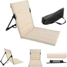Foldable Camping Chair, Outdoor Garden Park Single Person Slouchy Chair, Backrest Cushion, Picnic Camping Folding Chair, Beach Chair - Multicolor - View 11