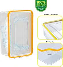 40 Pcs Food Storage Containers With Lids Airtight- Plastic Meal Prep Container Pantry Kitchen Organization, Microwave, Dishwasher, Freezer -% Leak Proof (20 Stackable Boxes-20 Lids) - 40 PCS - View 6