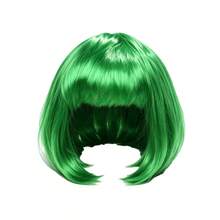 1Pc Forever & Moment Multi-Color Optional Short Bangs Bobo Wig Versatile Hair Wig Daily Party Hairpiece For 80s Party Music Festival Cosplay Halloween - Multicolor - View 11