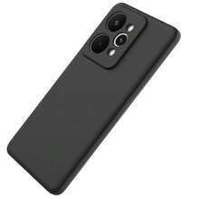 Casing Ponsel untuk 15 5G, dengan Perlindungan Kamera, Tipis, Tahan Guncangan, Fleksibel, Hitam Matte, Silikon Lembut, Pelindung - Hitam - View 5