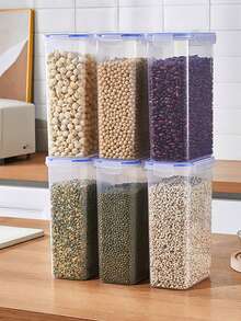 Storage Box Rice Bucket Storage Container Refrigerator Airtight Jar Grains & Cereals Storage Box Moisture-Proof Kitchen Home Snack Storage Fresh-Keeping Box Jar - View 6