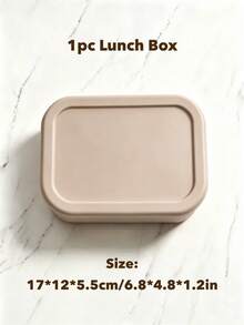 Customized Back To School Silicone Lunch Box, Back To School Gift, Personalized Student Food Storage Portable Meal Container, Practical School Supplies, Suitable For Students, Office Workers, Home Meal, Fruit, Dessert Storage - New - View 15
