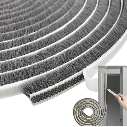 Door And Window Sealing Strips With Excellent Anti-Aging Sealing Performance, Can Block Wind, Rain, Dust And Vibration, Provide Sound Insulation Effect, And Effectively Prevent Heat And Cold Air Loss, Suitable For All Doors And Windows