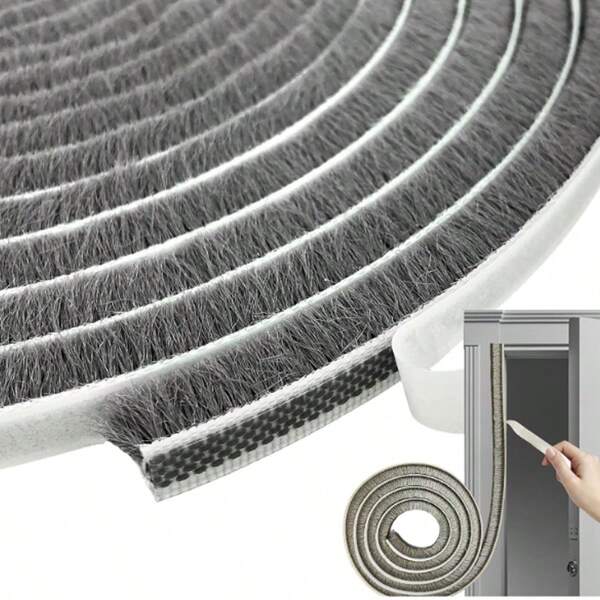 Door And Window Sealing Strips With Excellent Anti-Aging Sealing Performance, Can Block Wind, Rain, Dust And Vibration, Provide Sound Insulation Effect, And Effectively Prevent Heat And Cold Air Loss, Suitable For All Doors And Windows