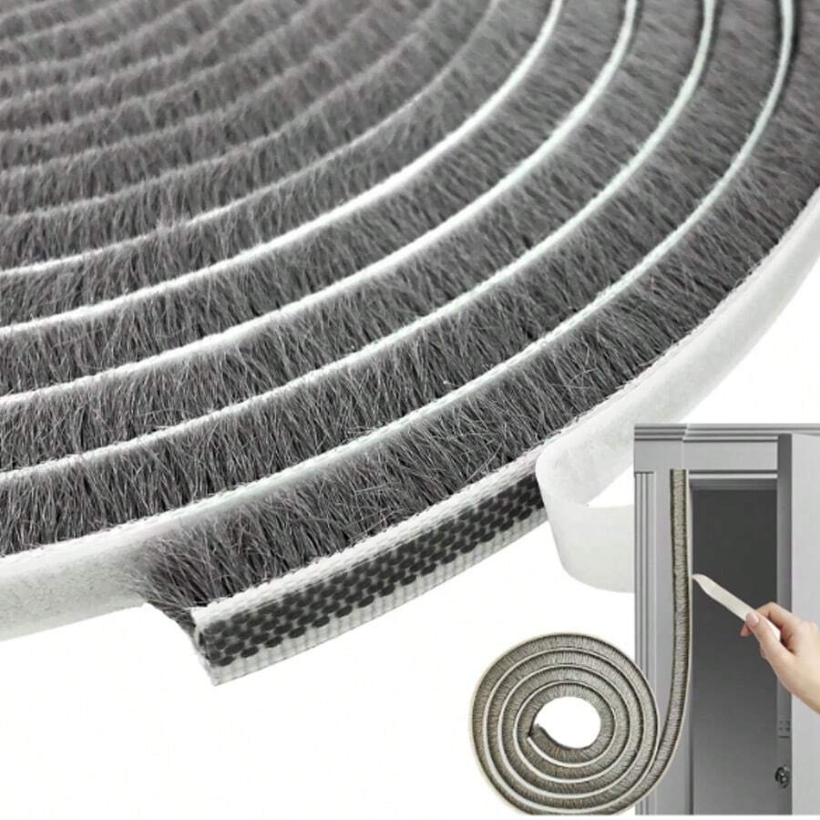 Door And Window Sealing Strips With Excellent Anti-Aging Sealing Performance, Can Block Wind, Rain, Dust And Vibration, Provide Sound Insulation Effect, And Effectively Prevent Heat And Cold Air Loss, Suitable For All Doors And Windows