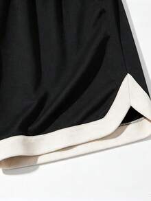 Herrshorts för utomhussporter, 5 tum långa, lämpliga för dagligt bruk, mångsidiga för sport och fitness - Svart - Visa 5