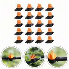 10Pcs Hose Valve Garden Tap Connectors For Drip Irrigation System, 4/7mm Water Flow Control Fittings - Control Valve - View 2
