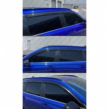 For 2023-2024  CRV CR-V JDM Mugen Style Window Visor Rain Guards Deflector - Black - View 5