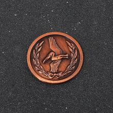 1pc 2 Game Coin, Vintage Saintess, Unicorn Lion Commemorative Coin, Collectible Coin, Letter Coin - Multicolor - View 12