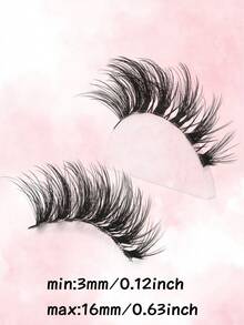 7 Pairs Wispy Fox Eye False Eyelashes, Natural Fluffy Winged Cat Eye Strip Lashes, Light Thin Band Elongated Outer Corner Mink Fake Lashes, Reusable Daily Makeup Eyelashes For Women - View 8