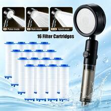 3-Mode Filter Boost Handheld Shower Set|One-Click Stop + 16 Replacement Cartridges|Home Water Purifying Beauty Shower Head|High Flow Bath Sprayer (For Shower Use Only) - Filtered Version - View 12