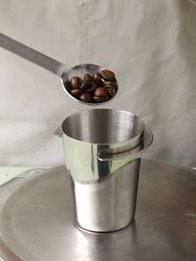 1pc 304 Stainless Steel Coffee Powder Dosing Cup, Espresso Coffee Powder Filter Cup, Anti-Spill Dual Handle Design Coffee Powder Receiver, Suitable For 51/53/58mm Portafilter, Home And Cafe Use - Multicolor - View 9