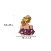 50pcs Graffiti Sticker Transparent Watercolor Bouquet Women'S Back View Mixed Pack Decoration For Hand Account Guitar Laptop Suitcase Motorcycle Scooter - 50pcs - View 3