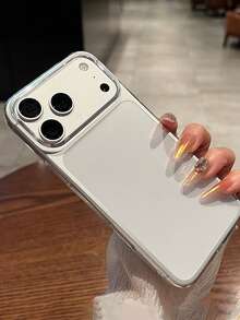 Funda de teléfono de carcasa dura transparente simple y clara compatible con iPhone 17 Pro Max 17 Pro 17 16 Pro Max 16 Pro 16 15 Pro Max 15 Pro Max 15 Pro 15 Pro Max 14 Pro 13 Pro Max protección a prueba de golpes cubierta trasera - transparente - Ver 3