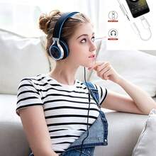 1pc USB C/Lightning To 3.5mm Headphone Jack Adapter Compatible With IPhone All Series, Tablet, Converter Connector - White - View 6