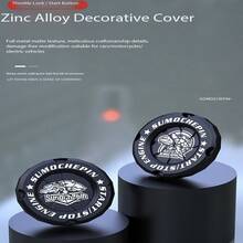 Motorcycle One-Key Start Button Protective Cover Key Hole Ignition Lock Electric Scooter Protective Cover Ignition Decorative Ring Cap - Multiple Styles - View 4
