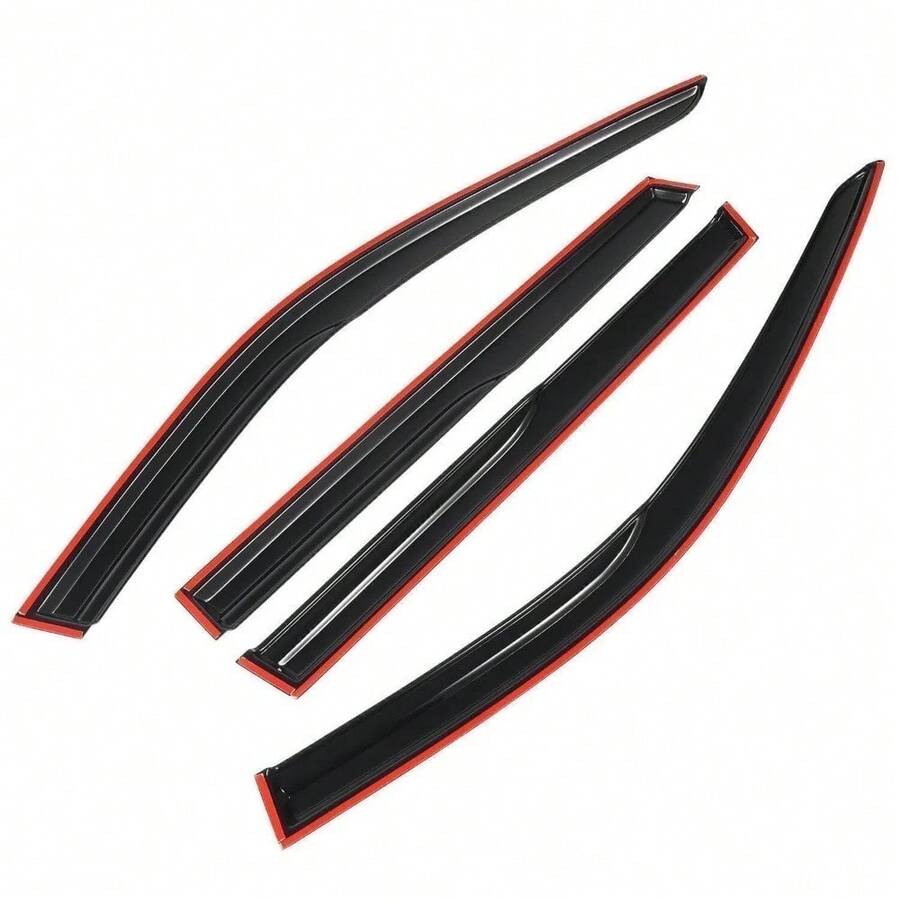 For 2023-2024 CRV CR-V JDM Mugen Style Window Visor Rain Guards Deflector - Black - View 1