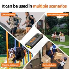 Pet Supplies Ultrasonic Anti-Barking Device Anti-Barking Trainer Dog Training Device Rechargeable Pet Repellent - Black - View 4