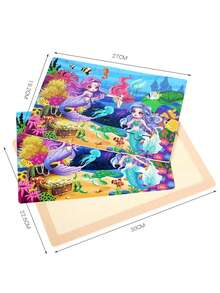 Children's Colorful Wooden Puzzle, Preschool Educational Toy, Cartoon Animals And Fantasy Theme, Develop Focus And Patience, Perfect Gift For Children's Day - Multicolor - View 10