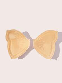 Lignisse Butterfly Design Silicone Sticky Bra Invisible Nipple Covers Women Reusable Adhesive Breast Covers Seamless Strapless Bra Pads For Party Wedding Dress - Multicolor - View 8
