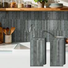 1/4/10/20pcs Self-Adhesive Wall Stickers, Easy To Use, Suitable For Home Background Wall Decoration, Waterproof Brick Pattern Stickers, Suitable For Bathroom, Bedroom, Kitchen And Other Home Background Decoration - Multicolor - View 3