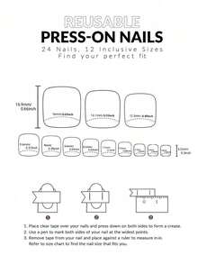 96 Pcs Glossy Fake Toenails, 12 Sizes/Box, White French Manicure, Press-On Nails, Full Cover Short Square False Toenails, Artificial Acrylic Pedicure Patches, With Buckle, Suitable For Women And Girls - White - View 4