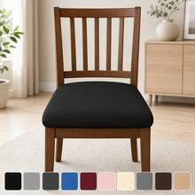 Waterproof Stretch Printed Dining Chair Slipcover, Machine Washable Removable Elastic Cover With Drawstring, Universal Milk Fiber Furniture Protector, Stain Resistant Anti-Scratch For Kitchen, Office & Pet Friendly Homes - Multicolor - View 2