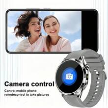 Unisex Smartwatch - Wireless Calling/Texting/Multiple Sports Modes/Remote Camera/Fitness Tracker, Compatible With Android And IOS Systems, USB Charging, Alloy Case/Silicone Strap, Fashionable And Modern, Clear Screen Display, Perfect Gift For Men/Women/Lovers/Parents. 2026 New Model - View 6
