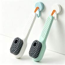 1-3pcs/Pack, Multi-Functional Liquid, Standard Size, Press-Type Shoe Brush, Suitable For Daily Household Shoe Cleaning - Multi-color - View 1