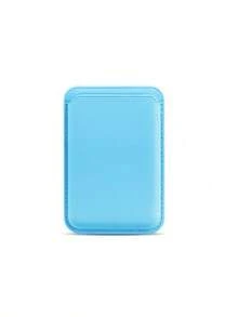 1pc Magnetic Leather Card Holder Case, Compatible With IPhone 16/15/14/13/12 Pro Max - Ultra Slim MagSafe Wallet Phone Case With Faux Leather Lining And Credit Card Slots - Adhesive European Style Phone Wallet Accessory ﻿ - Size - View 20