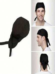1/2pcs Unisex Adult Chef Hat With Adjustable Elastic Band, Reusable Breathable Cooking Cap, Multi-Purpose Kitchen Accessory For Home Kitchen, Cafe, Restaurant, Bakery, Catering Service, Food Truck, Baking Party, Hotel Buffet - Multicolor - View 2